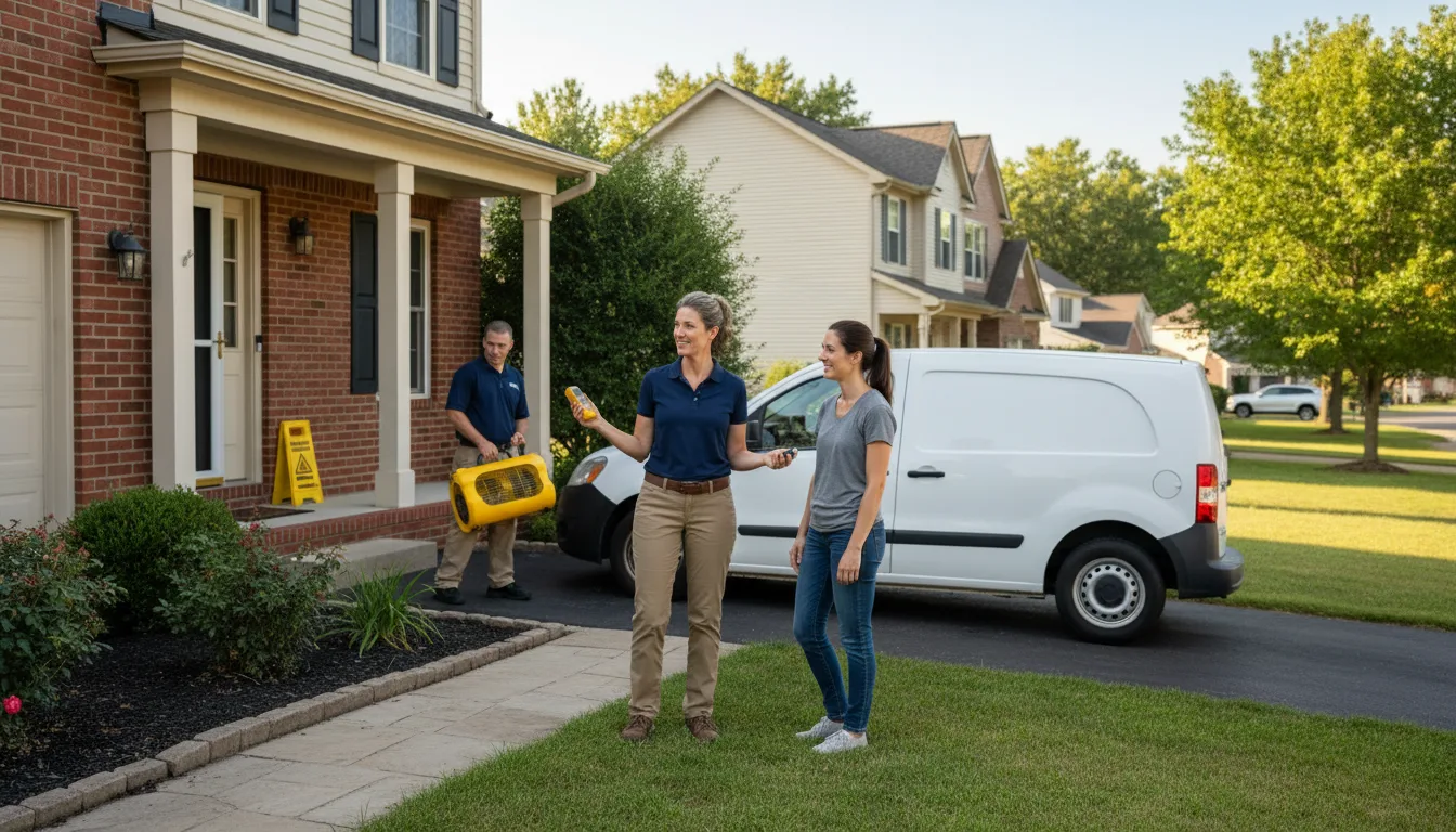 Residential water damage restoration in Garibaldi, OR